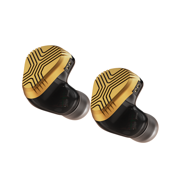 Vision Ears EXT MKII LE Gold Limited Edition wireless noise cancelling in-ear monitors with luxurious sound
