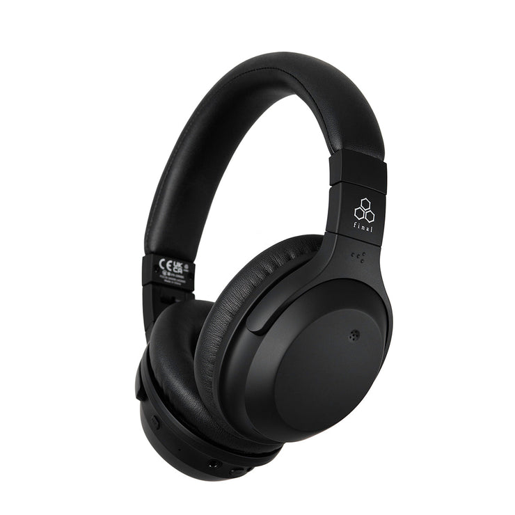 Angle - Shop Final Audio UX2000 Over-Ear Wireless Headphones Noise Canceling on sale Open box - Black
