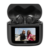 Case open - Shop JBL Tour Pro 3 Wireless In-Ear Noise Cancelling Earbuds - Black