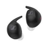 Angle - Shop Sennheiser MOMENTUM Sport Wireless in-ear Noise-Canceling Earbuds - Black