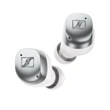 Front - Shop Sennheiser MOMENTUM True Wireless 4 with active noise cancellation headphones on sale - White Silver