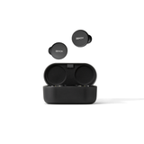 Angle - Shop Denon PerL True Wireless Noise-Canceling Earbud headphones on Audio46 - Black