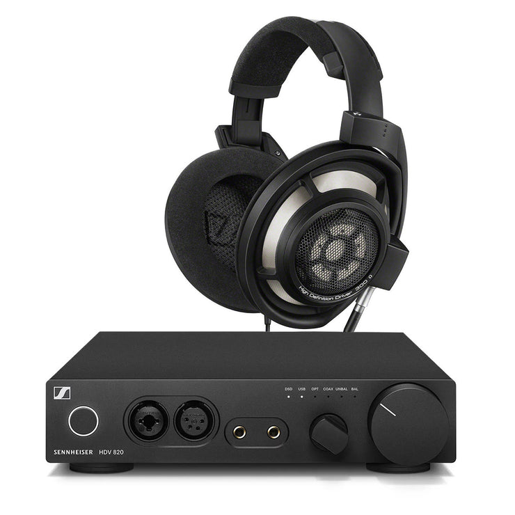 Angle - Sennheiser HD 800S Headphones & HDV 820 Amplifier Bundle