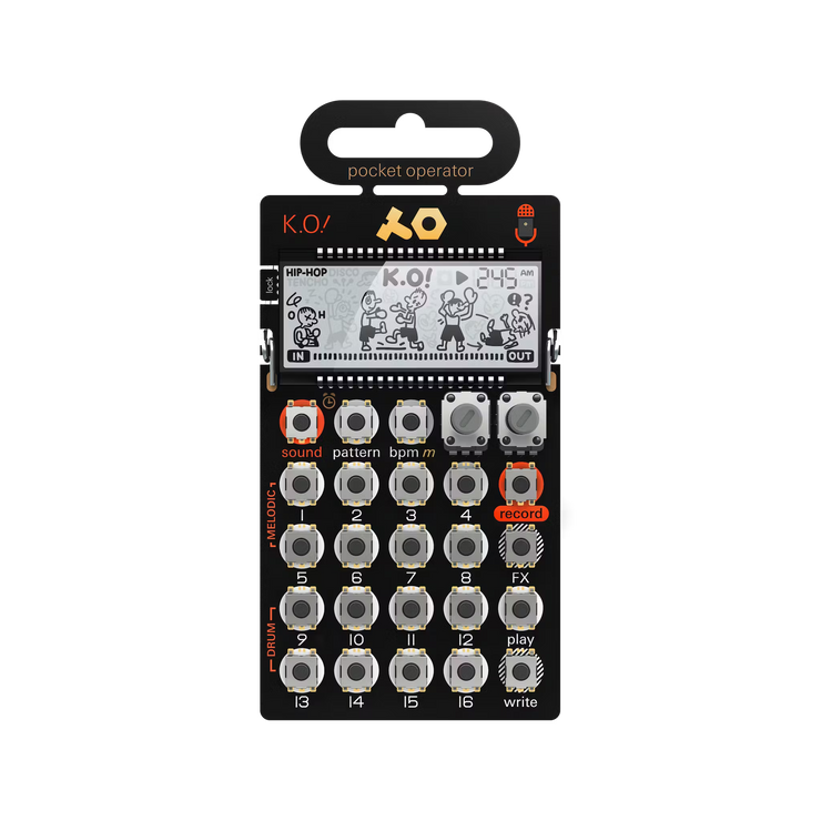 Micromuestreador PO-33 KO! de Teenage Engineering