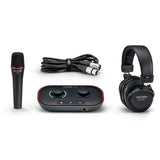 Kit de estúdio Focusrite Vocaster One para podcasting solo