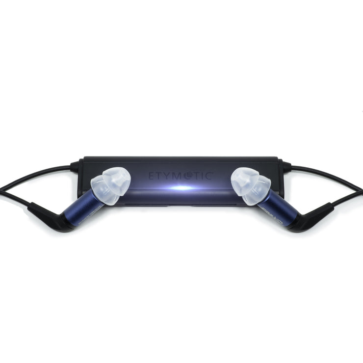 Fones de ouvido com isolamento de ruído Etymotic ER2 XR com cabo Bluetooth sem fio Etymotion