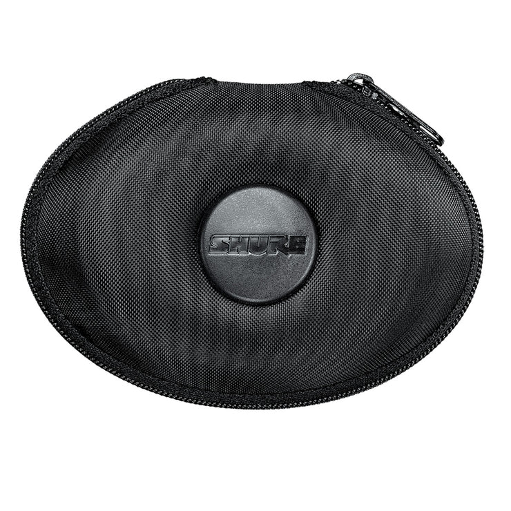 Shure EAHCASE Oval Fine Weave com zíper para fone de ouvido
