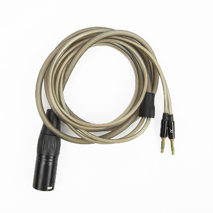 Cabo balanceado de cobre cristalino Hifiman com prata (3,5 mm para XLR de 4 pinos)