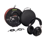 Shure AONIC 50 black case – Bluetooth headphones under $1000 with hi-fi sound and noise cancellation on Audio46