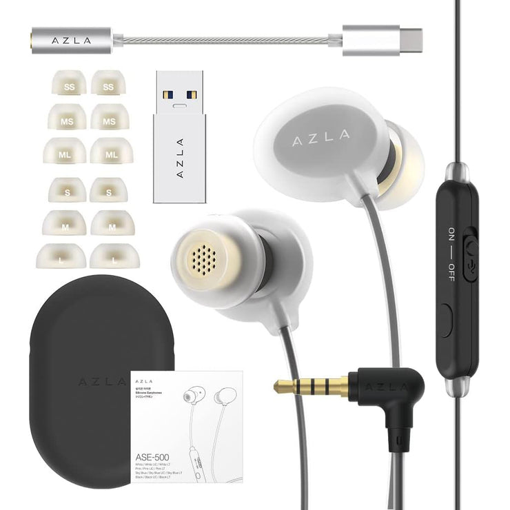 Fone de ouvido de silicone AZLA ASE-500