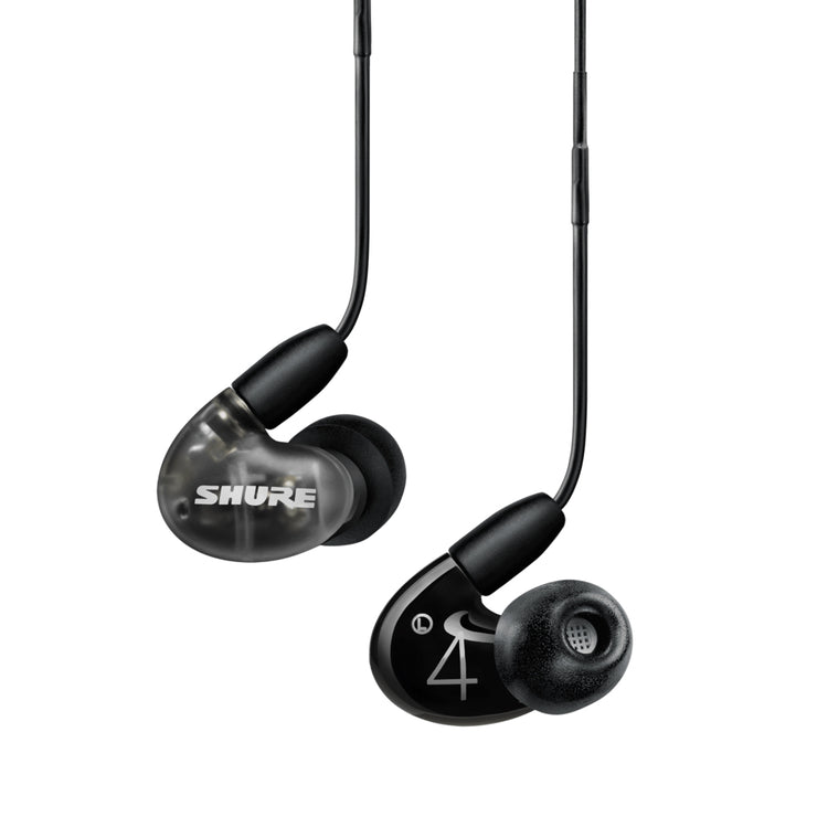 Fones de ouvido com isolamento acústico Shure AONIC 4 com fio e controle remoto + microfone