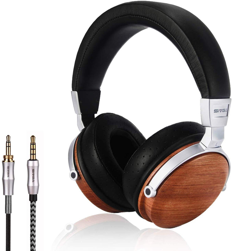 Fones de ouvido fechados Sivga SV002 com microfone e controles (CAIXA ABERTA)