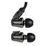 Fones de ouvido intra-auriculares com driver híbrido Audio-Technica ATH-IEX1 (caixa aberta)