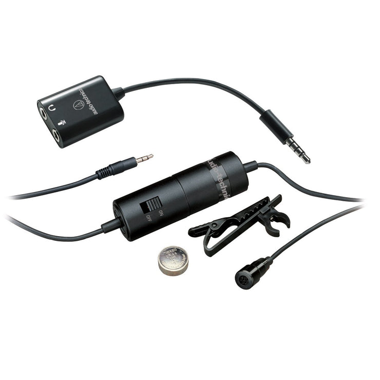 Audio-technica ATR3350is Lavalier Microphone - Audio46