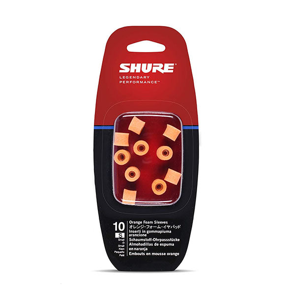Shure - EAORF2 Orange Foam Sleeves - Audio46