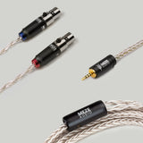 Cabo Premium PCUHD prateado Meze Mini-XLR para Elite e Empyrean
