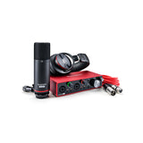 Kit de estudio Focusrite Scarlett 2i2 de tercera generación para músicos