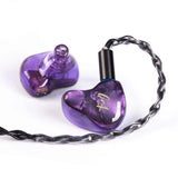 Monitores intra-auriculares híbridos com driver Pink Lady Queen of Audio