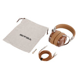 Set - Shop Sivga Oriole Over-Ear Closed-Back Wired Headphones on sale - Brown