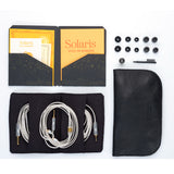 Campfire Audio Solaris Stellar in-ear headphones, known for their superior audio performance and comfort
