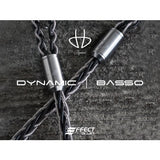 Cabo de fone de ouvido intra-auricular Effect Audio Janus "B" (Baixo) 2.5
