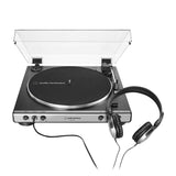 Audio-Technica AT-LP60XHP Fully Automatic Belt-Drive Turntable with ATH-250AV Headphones