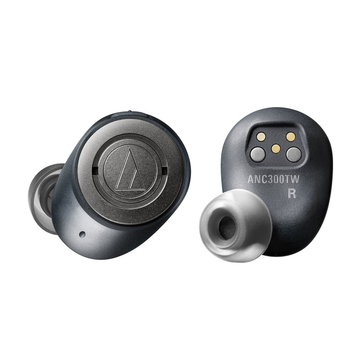 Fone de ouvido intra-auricular sem fio com cancelamento de ruído ativo Audio-Technica ATH-ANC300TW QuietPoint - Descontinuado