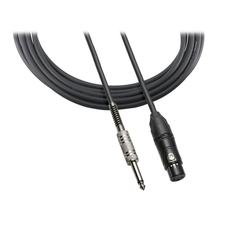 Cabo para microfone Audio-Technica ATR-MCU fêmea XLR para macho 6,35 mm – Descontinuado