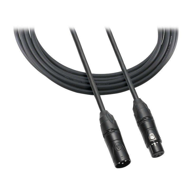 Cabo de microfone Audio-Technica ATR-MCX fêmea XLR para macho XLR