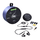 Fones de ouvido com isolamento acústico Shure AONIC 4 com fio e controle remoto + microfone