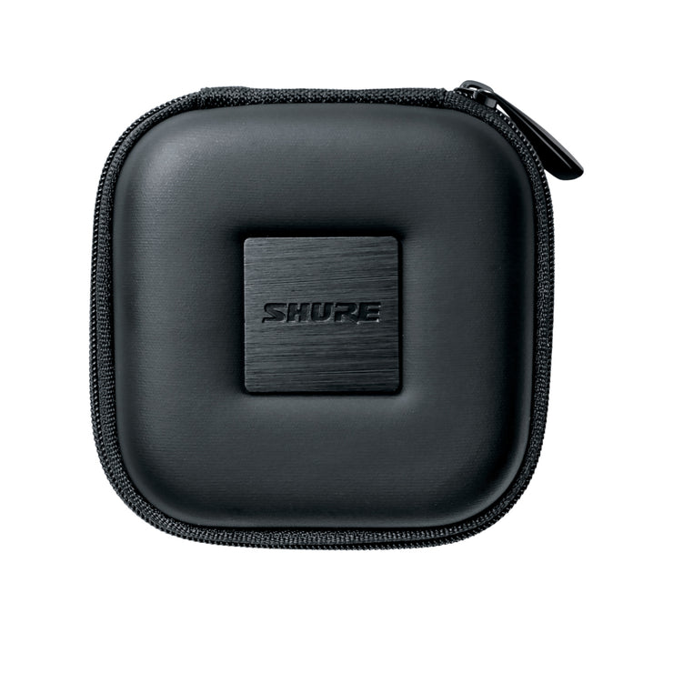Shure EASQRZIPCASE Estojo de transporte para fones de ouvido com zíper quadrado macio
