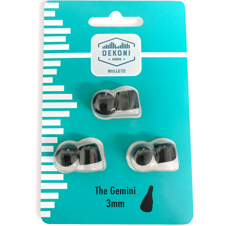 Dekoni Audio ETZ-GEMINI Premium Memory Foam Isolamento Fone de Ouvido Pontas Gemini 3mm