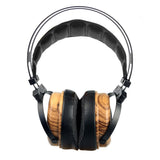 Sivga PHOENIX Fone de ouvido over-ear com parte traseira aberta em madeira de zebra (caixa aberta)