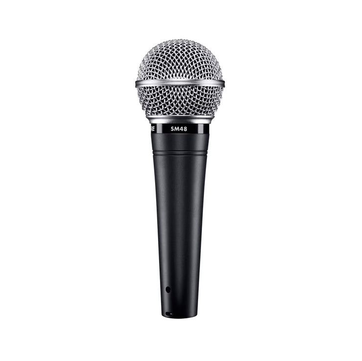 Microfone vocal dinâmico cardióide Shure SM48 - Descontinuado