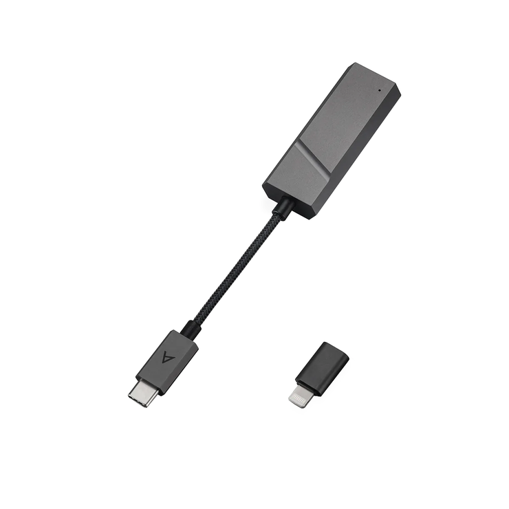 Astell & Kern AK HC2 Female 4.4mm to Male USB-C/Lightning Dual DAC Amplifier Cable - Discontinued