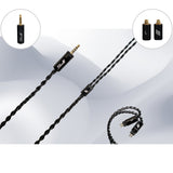 Cabo de fone de ouvido intra-auricular preto Effect Audio Virtuoso (caixa aberta) - descontinuado