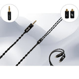 Cabo de fone de ouvido intra-auricular preto Effect Audio Virtuoso (caixa aberta) - descontinuado